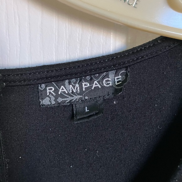 Rampage Black and Gray Midi Dress - Picture 2 of 4